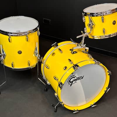 Gretsch 18/12/14" USA Custom Drum Set - Tony Williams Yellow image 3