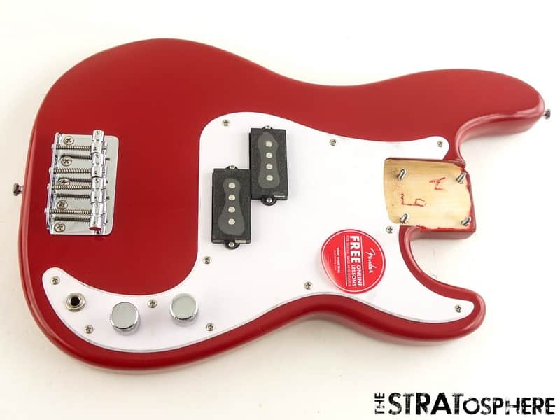 Fender Squier Mini Series Precision P Bass LOADED BODY Dakota Red $10 OFF image 1