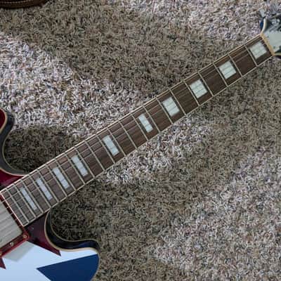 D'Angelico Premier Grateful Dead DC 2017 - 2019 - Red, White & Blue Graphic image 11