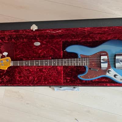 Fender '60 Custom Shop Jazz Bass Journeyman 2019 Aged Lake Placid Blue Lefty Lefthanded Left image 8