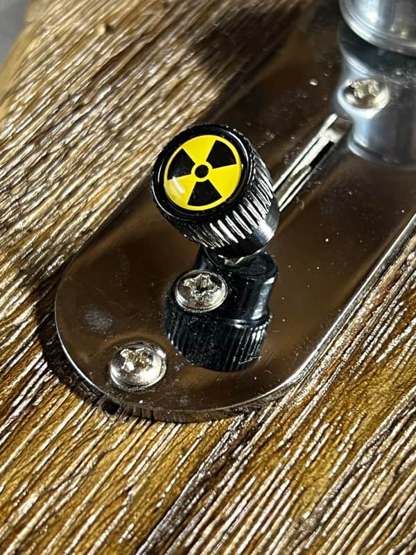 Kinnatone Fallout Switch tip for Blade style switch 3 or 5 way Black Strat tele image 1