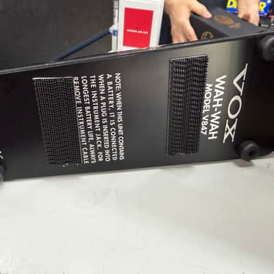 Vox V847A Wah with 9V Jack 2007 - Present - Black / Chrome image 5