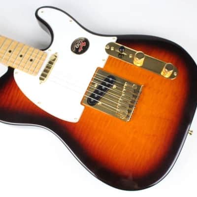 1996 Fender American Vintage '52 Telecaster ~NEAR MINT~ Tiger Flame Top AVRI 50th Anniversary w/Case Candy 1990s USA image 4
