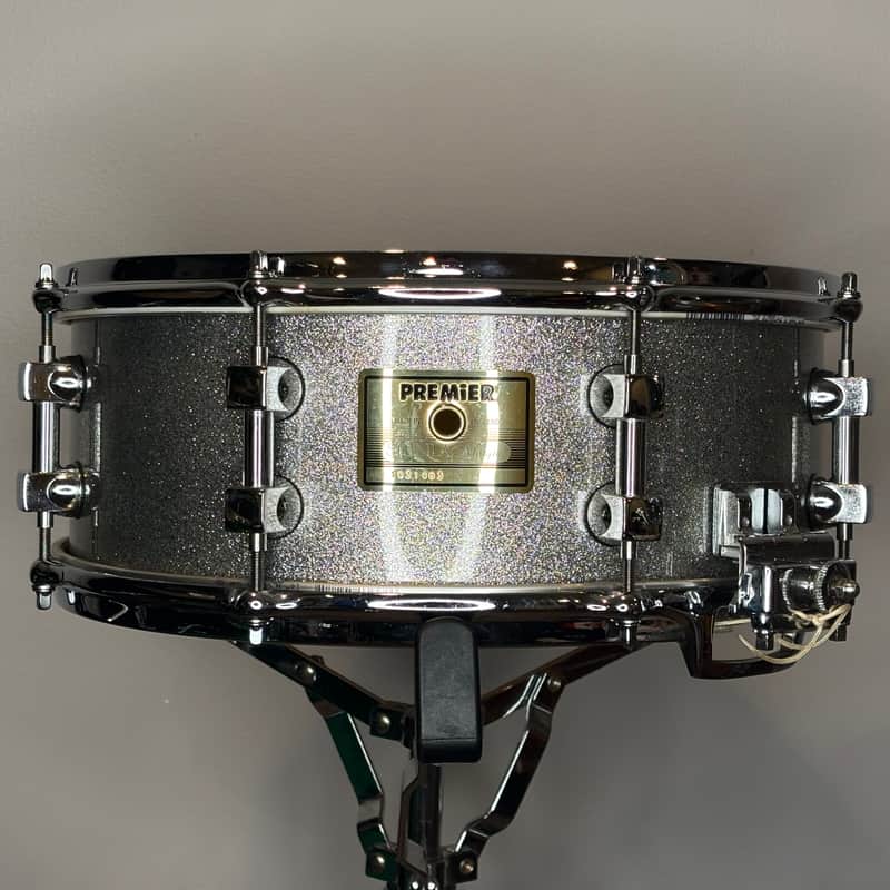 Premier Signia Marquis 14x5.5" Maple Snare Drum - Silver Sparkle Lacquer image 1