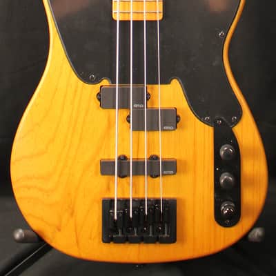 Schecter Model-T Session 4-String Electric Bass Aged Natural Satin 9lbs 3oz image 1