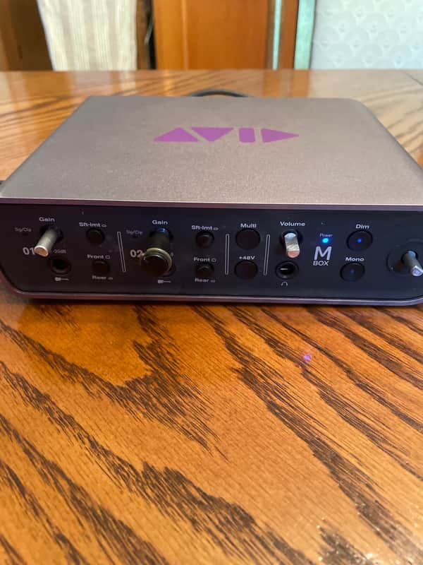 Avid MBox 3 Mini USB Audio Interface 2010s - Silver / Black image 1
