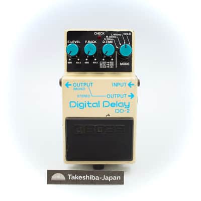 Boss DD-2 Digital Delay Made in Japan Vintage Guitar Effect Pedal