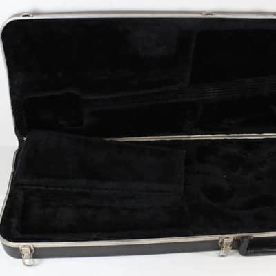 1978 Vintage Fender Stratocaster Molded Black Plastic Hardshell CASE CBS Era 1970s-1980s USA Strat image 2