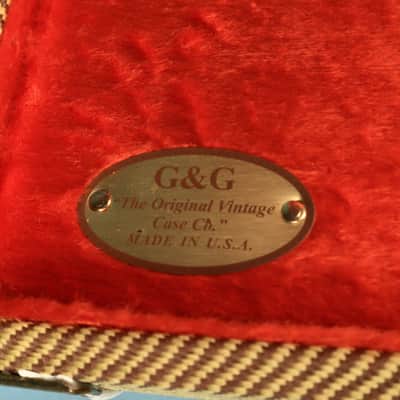 1990's Vintage G&G Fender Stratocaster Telecaster Tweed Deluxe Guitar Case image 3