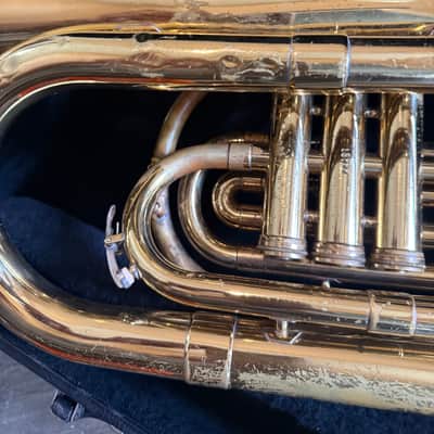 Bach Mercedes Marching Baritone, with case and mouthpiece, USA image 10