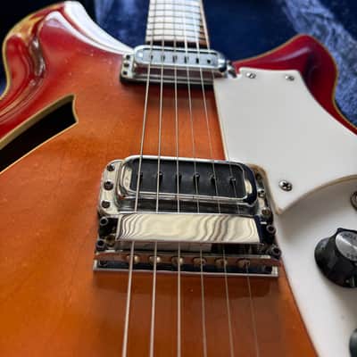 Stunning 1970 Rickenbacker 381 Fireglow w/ Original Case RARE image 12