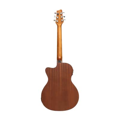 Stagg Auditorium Acoustic Electric Cutaway Guitar - Natural - SA25 ACE MAHO image 2