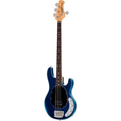 Sterling by Music Man StingRay RAY34 Electric Bass Guitar - Regular Blue Pearl image 6