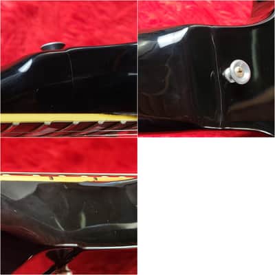 Super Rare Burny SG-75 AY Angus Young from AC/DC Artist Model - SG Standard - 1983 - Black - Made in Japan by Kasuga (Navigator & Heerby) MIJ image 15