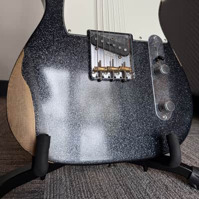 Fender Brad Paisley Road Worn Esquire - Black Sparkle image 5