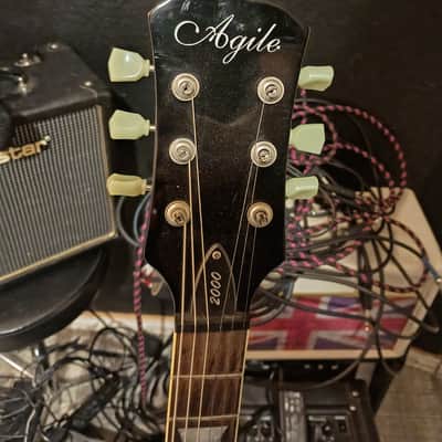 Agile AL-2000 Les Paul Singlecut 2000s Gold Top HH image 2