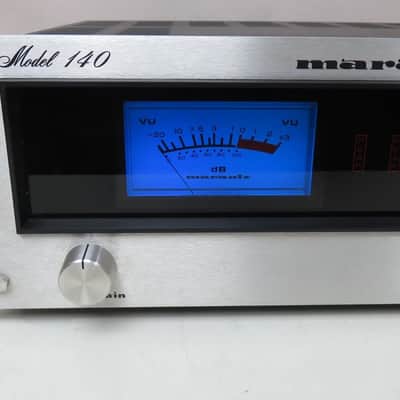 MARANTZ 140 POWER AMPLIFIER PRO SERVICED FULLY RECAPPED WITH BLUE LEDS image 5