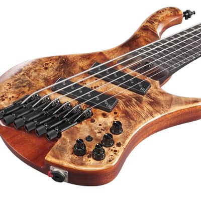 Ibanez EHB Ergonomic Headless Bass 6 String w/Bag Multi scale - Antique Brown Stained Low Gloss (EHB1506MSABL) image 9