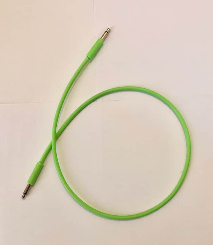Skin Eurorack Patch Cables 90cm Green. image 1