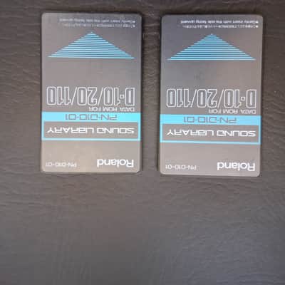 2 Roland PN-D10-01 Sound Library ROM Card for D-10 / D-20 / D-110