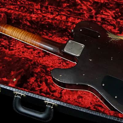 2023 Castedosa Guitars Marianna Semi-Hollow Tele in Aged Shell Pink - Carlos Lopez image 11