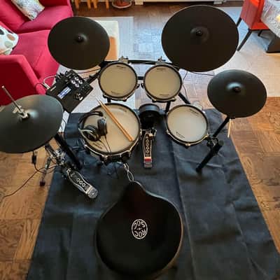 5-piece Electronic Drum Set with 14" Snare, 5" Kick Tower, 3 x 10" Toms, 18" Ride Cymbal, 14" Crash Cymbal, 12" Crash Cymbal, 14" Hi-Hats, and Gen 2 TD-27 Sound Module image 3