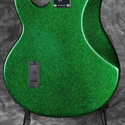 Ernie Ball Music Man Premier Dealer Network Limited Edition Sting Ray - Emerald Green Sparkle image 4