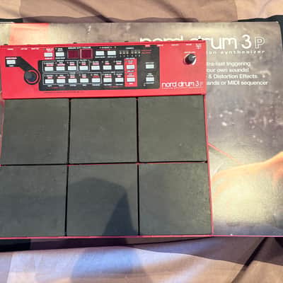 Nord Drum 3P 6-Channel Modeling Percussion Synthesizer 2016 - Present - Red image 1