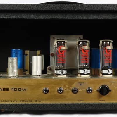 1972 Marshall JMP Super Bass 100w Electric Guitar Amplifier Head image 8