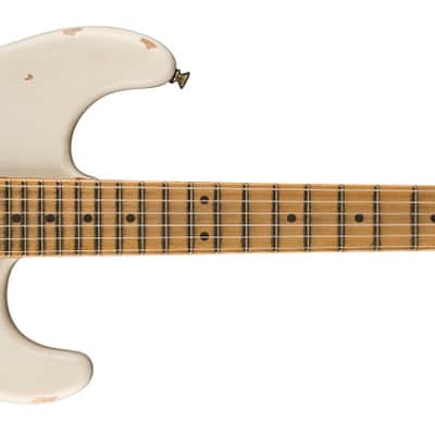 Pre-Order! EVH Frankie relic electric guitar in white finish image 2