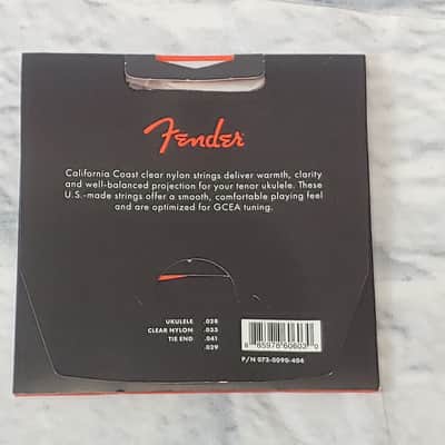 Fender Clear Nylon California Coast 28-29 Tenor Ukulele Strings image 3