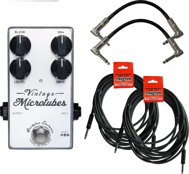 Darkglass Vintage Microtubes Bass Overdrive w/ 4 Free Cables! image 1