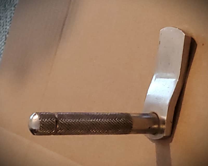 CLEAN! 1960s 1970s JAPAN MIJ * Tom CLIP SPADE TONGUE Mount Holder * HOSHINO PEARL STAR STENCIL L for Rail Consolette & Post Mounts image 1
