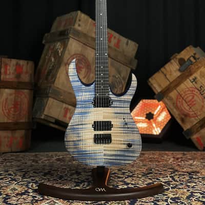 Mayones Mayones Duvell Elite 6 Blue Feather Custom shop  2021 image 3