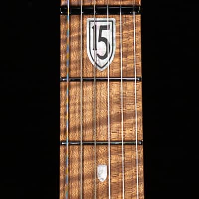 Ernie Ball Music Man JP15 Piezo Ultramarine Flame (249) image 5