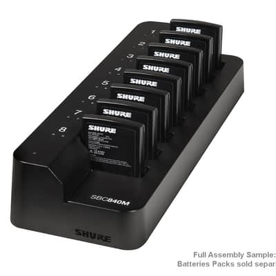 Shure SBC840M-US 8-bay, networked, battery-only tray charger (SB910M) image 2