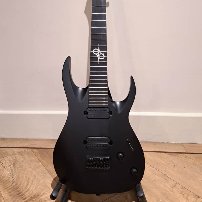 2019-2021 Solar Guitars A2.7C Matte Black