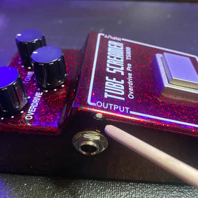 Ibanez TS808 Tube Screamer 40th Anniversary 2019 Ruby Red Sparkle image 8