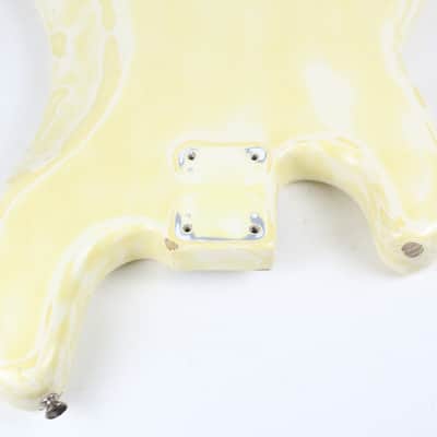1976-1977 Vintage Fender Precision Bass Olympic White/Blonde ~Refin~ 4-Bolt BODY PBass 1970s USA image 13