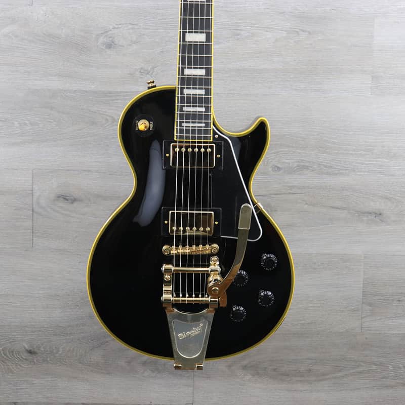 Epiphone Joe Bonamassa 1959 Les Paul Custom With Original Hardshell Case Antique Ebony image 1