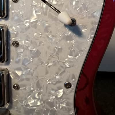 Hutchins Doodlebug -- Brand New Cond; 4 Humbuckers; Paisley & Red Transparent Finish; w/ New Gig Bag image 7
