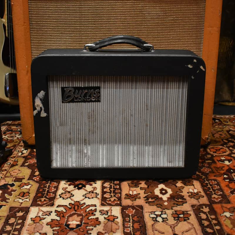 Vintage 1960s Burns London Orbit Two 2x10 Elac Combo Amplifier w/ Cover image 1
