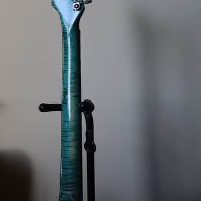 Telecaster Electric Guitar Project - Turquoise Flame Maple Top, Neck & Fretboard image 18