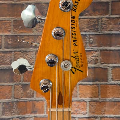 Vintage 1978 Fender Precision Bass Maple Fretboard Refinished Natural w/ OHSC image 3