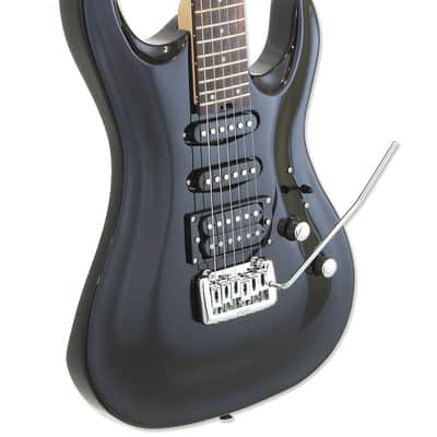 Aria MAC-STD-MBK Pro II Basswood Carved Top Bolt-On Maple Neck 6-String Electric Guitar image 3