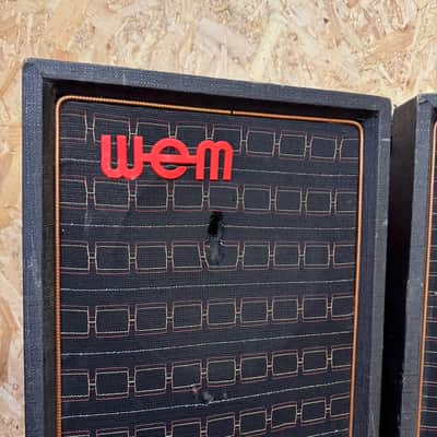 Vintage 1960s WEM Watkins 3x10 Amplifier PA Clip Columns Cabinets w Elac 10N/106 image 2