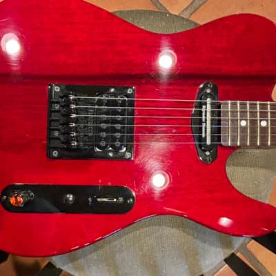 Warmoth Tele Custom 2020 - Red Transparent image 2