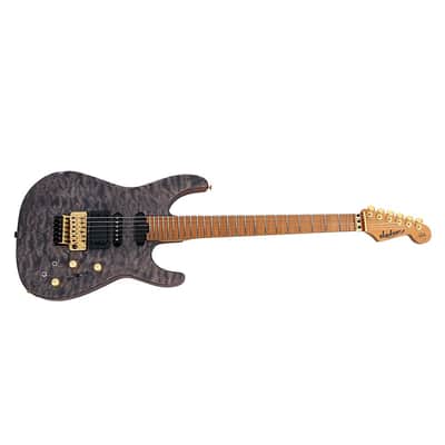 Jackson USA Signature Phil Collen PC1 Electric Guitar Regular Satin Transparent Black image 1