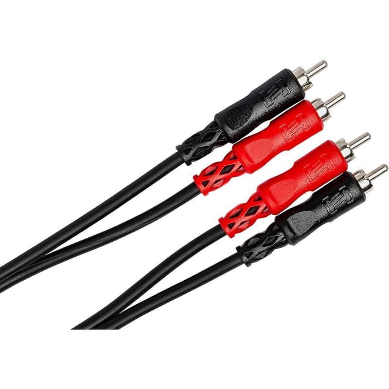 Hosa CRA-204 Dual RCA to Dual RCA Stereo Interconnect Cable (4 Meters) image 1