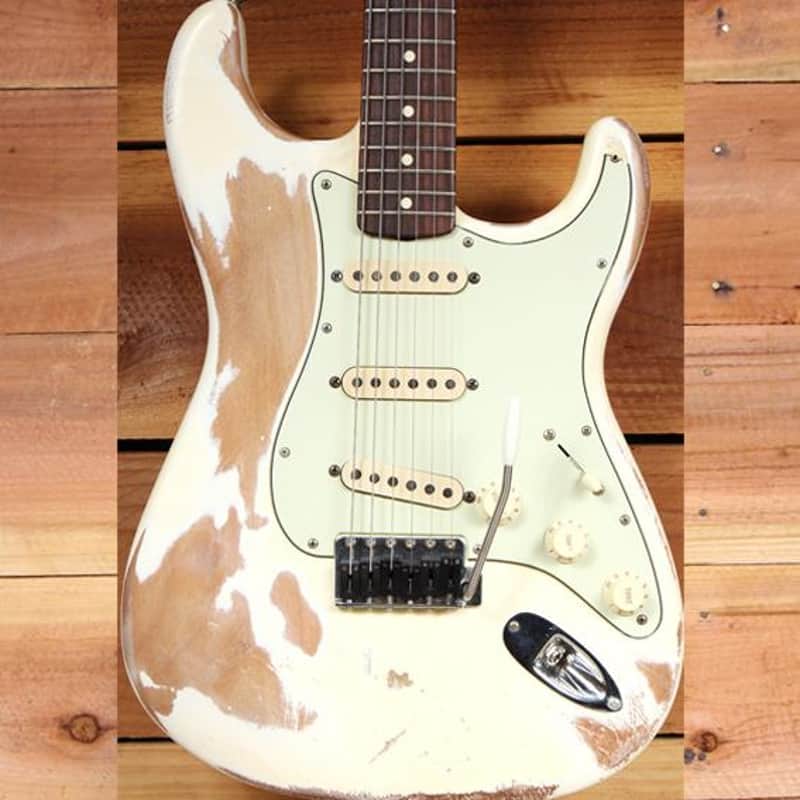 Fender HEAVY Relic CLASSIC SERIES 60s STRATOCASTER Road Worn White Strat 06667 image 1